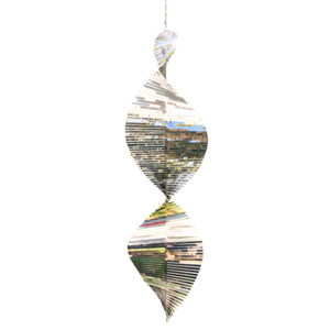 All Collection: Giant Helix Wind Spinner - Silver