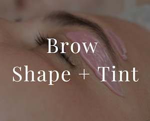 Brow Shape + Tint