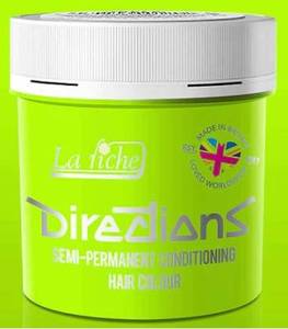 La Riche Directions Semi Permanent Hair Dye Fluorescent Green