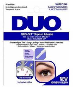 Ardell Duo Adhesive Waterproof Eyelash Glue Quick Set White Clear