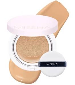 Missha: Missha Magic Cushion Cover Lasting Foundation 25 Warm beige