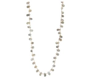 Jewellery: Simply Italian Labradorite Pear Cut Necklace