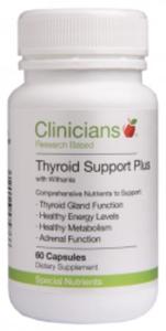 Products: CLINICIANS THYROID SUPPORT PLUS 60 CAPSULES