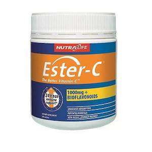 Products: NUTRA-LIFE ESTER C 1000MG + BIOFLAVONOIDS 200 TABS