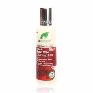 Cleansers: dr.organic ROSE OTTO CLEANSING MILK 150ML