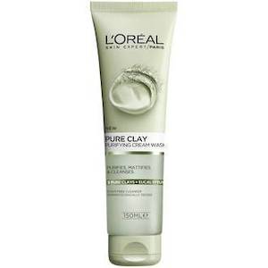 L'OREAL PURE CLAY + EUCALYPTUS CREAM WASH 150ML