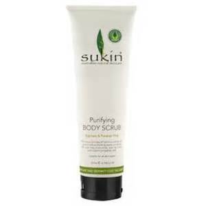 Body Wash: SUKIN TUBE BODY SCRUB 200ML