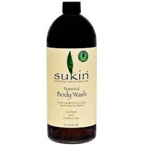 Body Wash: SUKIN BOTANICAL BODY WASH REFILL 1 LITRE