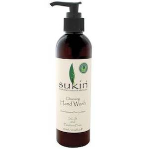 Hand Foot Care: SUKIN CLEANSING HAND WASH 250ML
