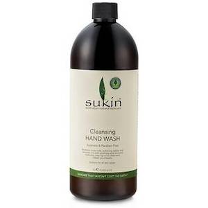 Hand Foot Care: SUKIN CLEANSING HAND WASH REFILL 1L