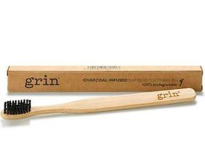Dental Care: GRIN CHARCOAL-INFUSED BAMBOO TOOTHBRUSH