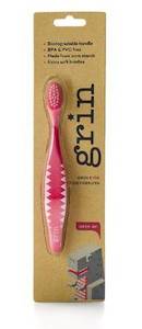 Dental Care: GRIN KIDS BIODEGRADABLE TOOTHBRUSH-PINK