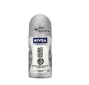 Deodorants: NIVEA FOR MEN SILVER PROTECT ROLLON DEODORANT 50ML
