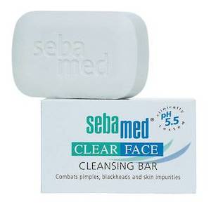 Soap Bars: SEBAMED CLEAR FACE CLEANSING BAR 100G