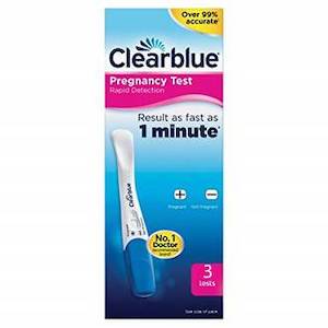 Maternity: CLEARBLUE PREGNANCY TEST KIT 3 TESTS