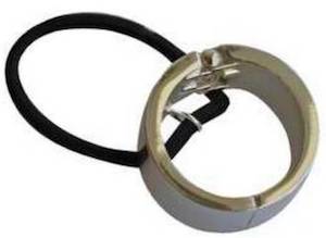 Hair Ties And Bands: VIA HAIR CUFFS - SILVER