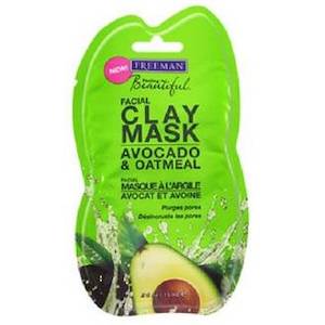 FREEMAN AVOCADO AND OATMEAL CLAY MASK 15ML SACHET
