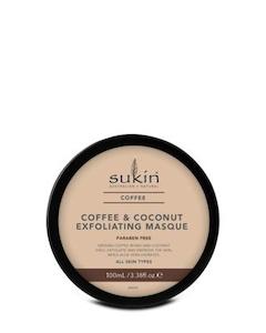 Facial Masks: SUKIN Coffee & Coconut Exfoliating Masque, 100ml