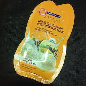FREEMAN SWEET TEA & LEMON PEEL-AWAY CLAY MASK 15ML SACHET