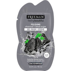 FREEMAN POLISHING CHARCOAL + BLACK SUGAR MASK 15ML SACHET