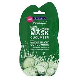 FREEMAN CUCUMBER PEEL-OFF FACIAL MASK 15ML SACHET