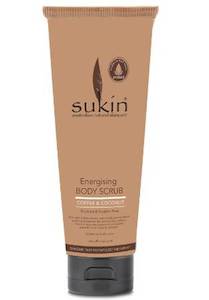Body Scrubs: SUKIN ENERGISING BODY SCRUB- COFFEE & COCONUT 200ML