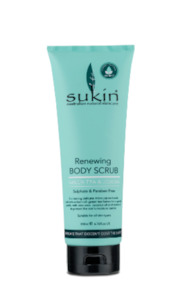 SUKIN RENEWING BODY SCRUB- GREEN TEA & JOJOBA 200ML