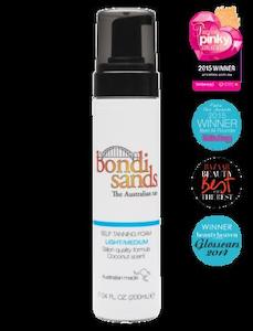 BONDI SANDS SELF TANNING FOAM-LIGHT MEDIUM 200ML