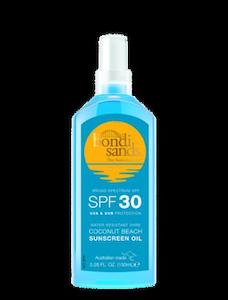 Self Tanning: BONDI SANDS UVA AND UVB SPF 30 SUNSCREEN OIL 150ML