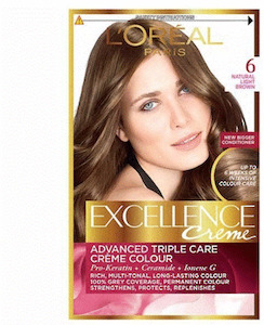 L'OREAL PARIS EXCELLENCE CREME 6 - LIGHT BROWN
