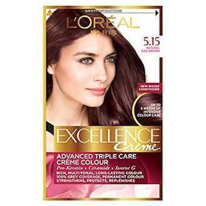 Brown: L'OREAL EXCELLENCE CREME 5.15NATURAL FROSTED BROWN