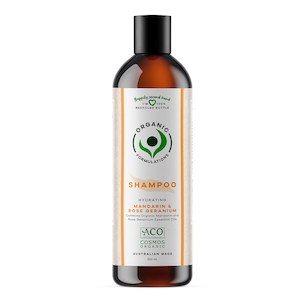 Organic Formulations Mandarin & Rose Geranium Shampoo