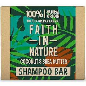 Shampoos: FAITH IN NATURE COCONUT & SHEA BUTTER SHAMPOO BAR