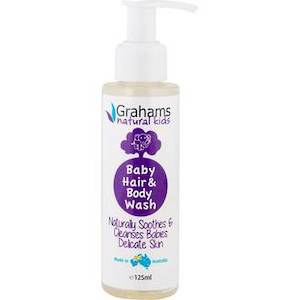 Bathing: NATURAL BABY HAIR & BODY WASH 125ML