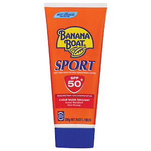 Sunscreens: BANANA BOAT SPORT TUBE SPF50+ 200G