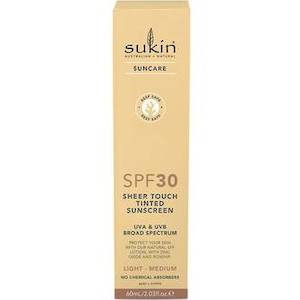 SUKIN SUNSCREEN LIGHT/MEDIUM  LOTION 60ML