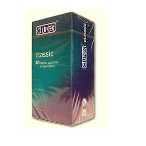 Condoms: DUREX CONDOMS CLASSIC 20PK