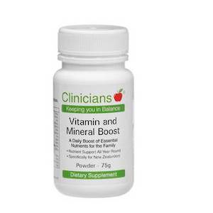Clinicians: CLINICIANS VITAMIN & MINERAL BOOST POWDER 75G