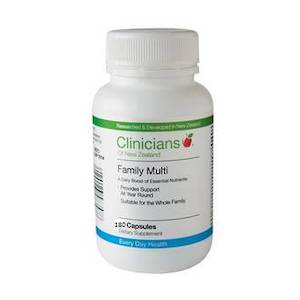 Clinicians: CLINICIANS FAMILY MULTI 180 CAPS
