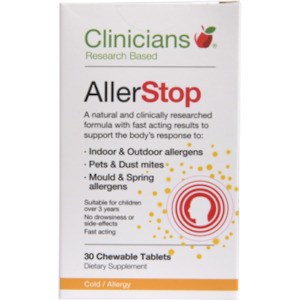 Clinicians: CLINICIANS ALLERSTOP 30 CAPSULES