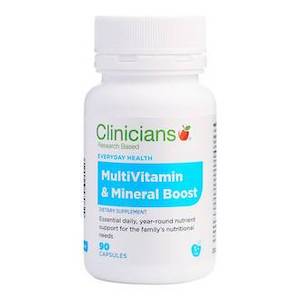 Clinicians: CLINICIANS MULTIVITAMIN & MINERAL BOOST 90 CAPS