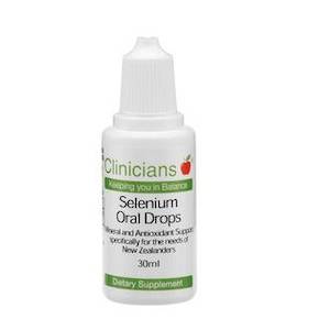 CLINICIANS SELENIUM ORAL DROPS 30ML