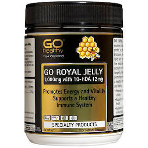 Go Healthy Nz: GO HEALTHY ROYAL JELLY 180 SOFTGEL CAP