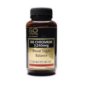 Go Healthy Nz: GO CHROMIUM 3340MCG 60 CAPSULES