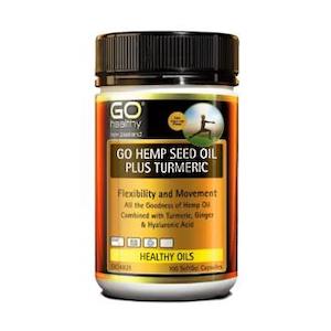 GO HEMP SEED OIL PLUS TURMERIC SoftGel CAPS 100