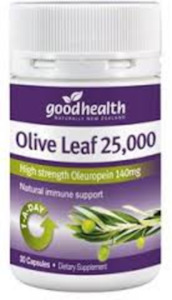 GOOD HEALTH OLIVE LEAF 25,000 30 CAPSULES
