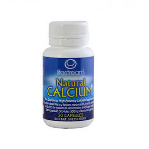 Lifestream Natural Calcium 30 Capsules