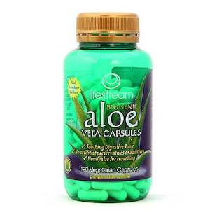 LIFESTREAM BIOGENIC ALOE VERA 60 CAPSULES