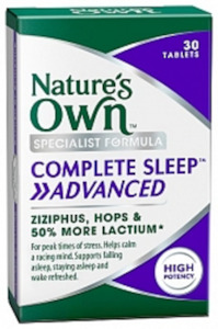 Nature's Own Complete Sleep Advanced Capsules 30