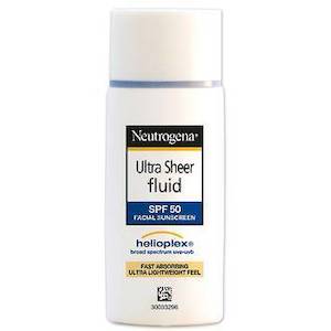 NEUTROGENA ULTRA SHEER FLUID SUNSCREEN SPF50 40ml